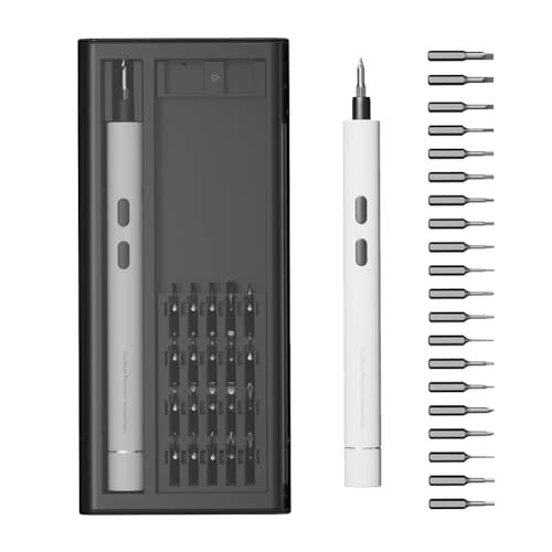 Mini Power Precision Screwdriver Set - Cordless Rechargeable 20 Bits