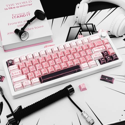 Manga Style PBT Keycaps Set - keyboard