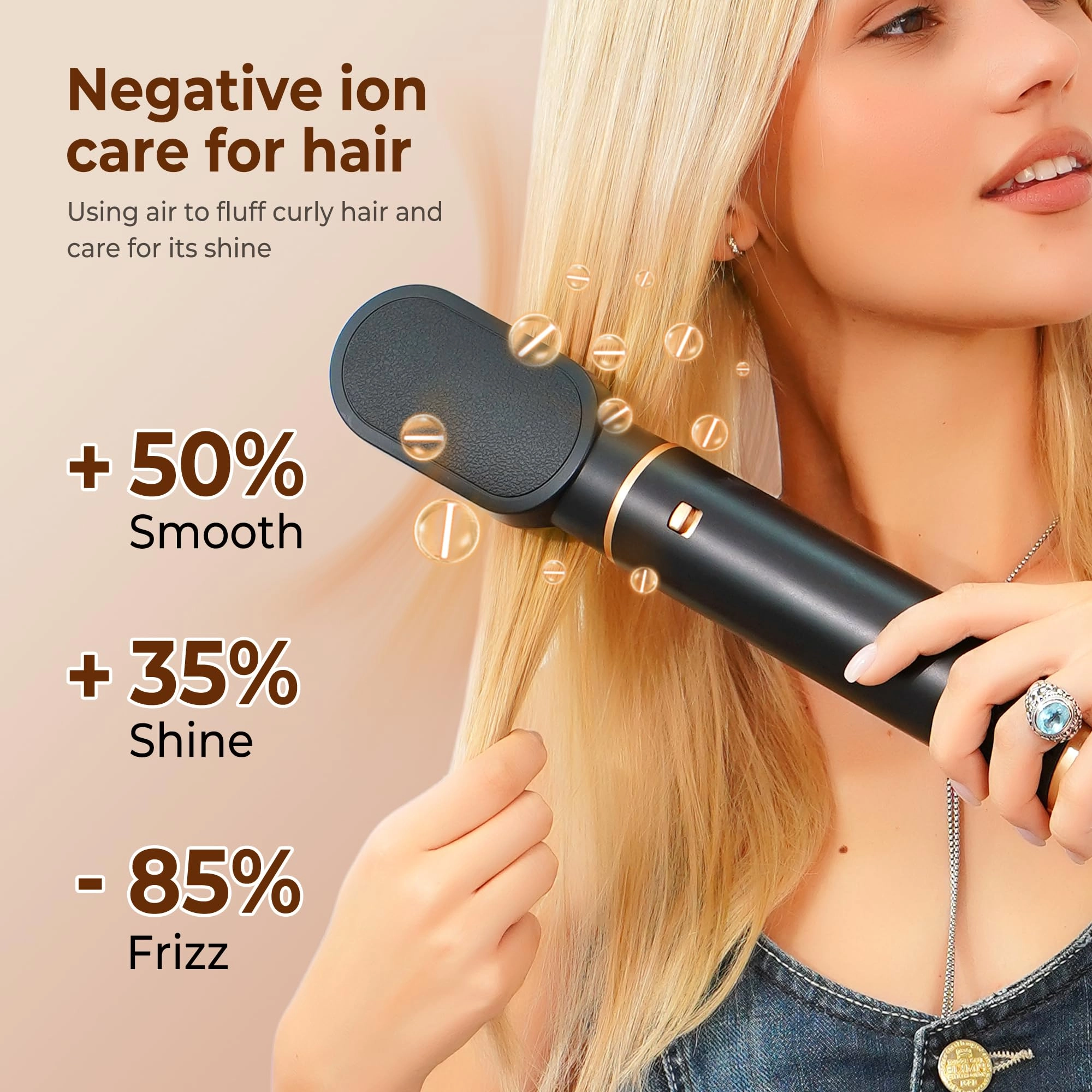 5 in 1 Blow Dryer Brush - 800 watts Royal Blue