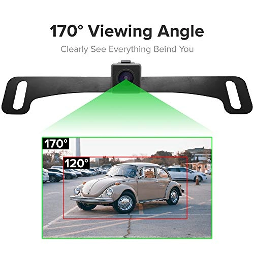 Rear View Mirror - 4.3" LCD + Backup Camera - 170°