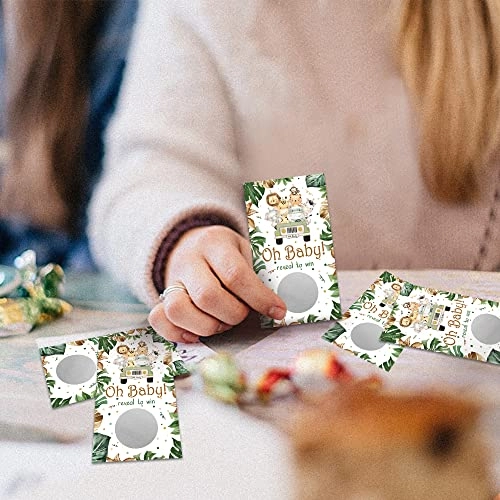 Woodland Animal Scratch Off Game Cards - Unisex-Kids 32 pieces