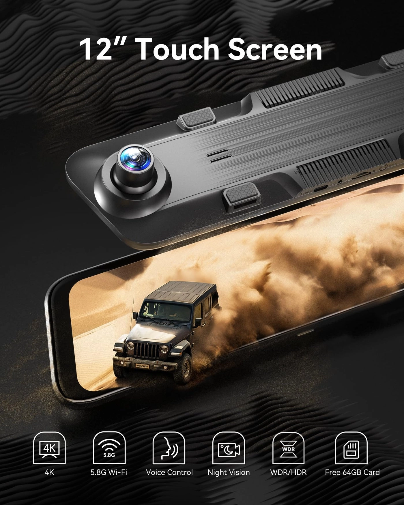 Rear View Mirror Camera - 4K