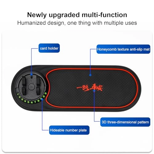 Car Anti Slip Mat Phone Holder - Multifunctional Dashboard Pad Smartphones