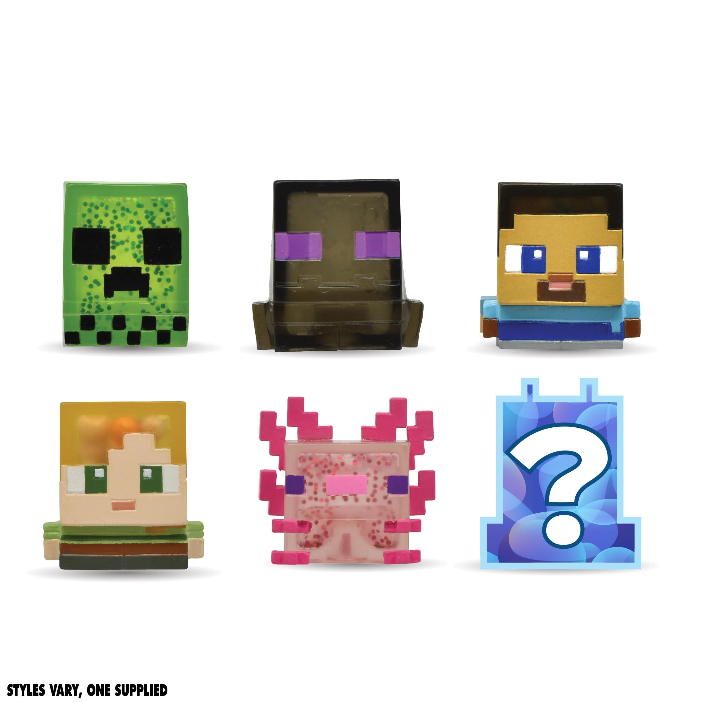 Minecraft Collectable Squishy Characters - 4+ Steve, Alex, Enderman, Creeper 1