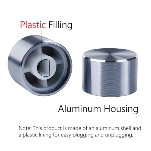 Upgrade Knob - 2.0 Count Grey Aluminum