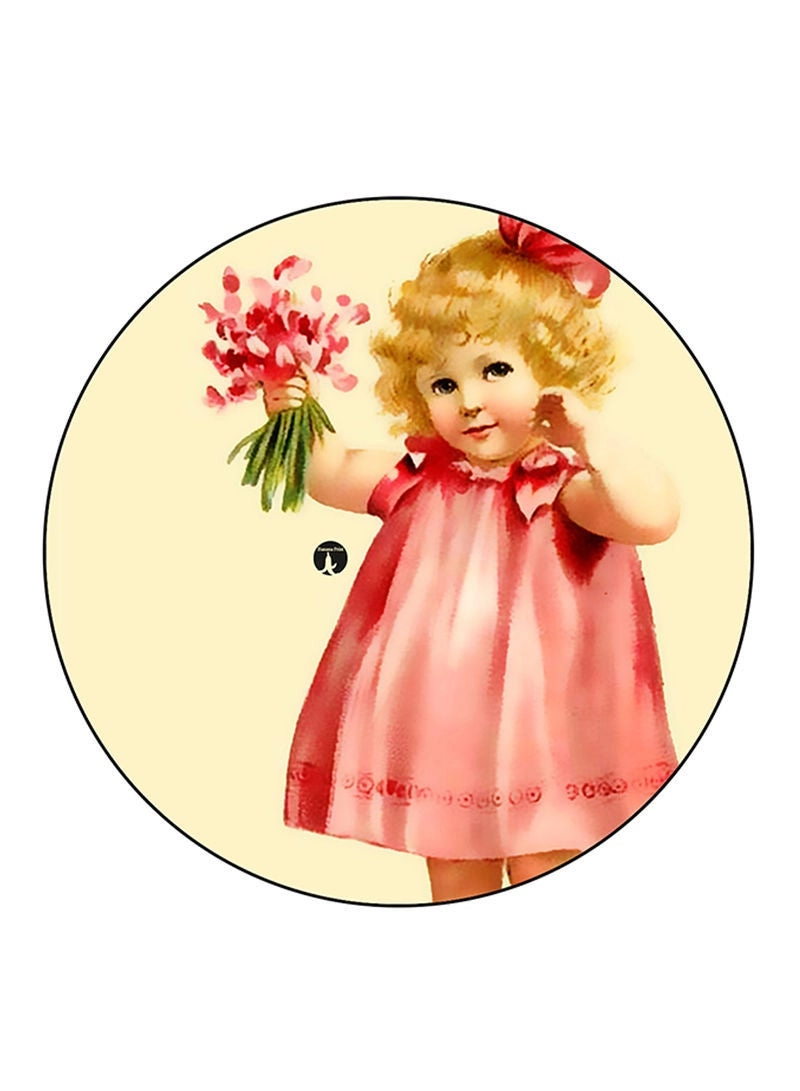 Girl Printed Mouse Pad