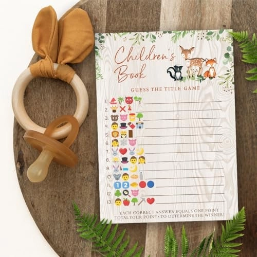 Woodland Baby Shower Game - 50 piece(s)