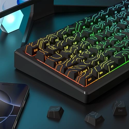 Side Printed-PBT keycaps - Cherry Profile Wired