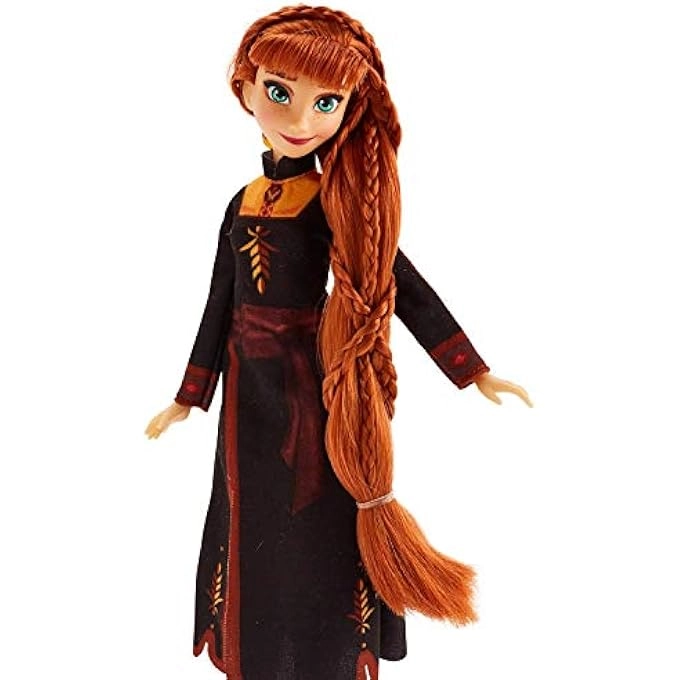 Anna Hair Play Doll - Plastic Red Hair Frozen 2 Ages 5+