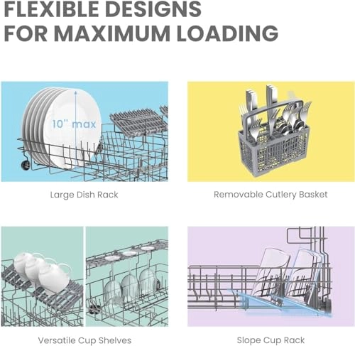 KWH-TD305-W - 4 - 8 Place Settings Portable