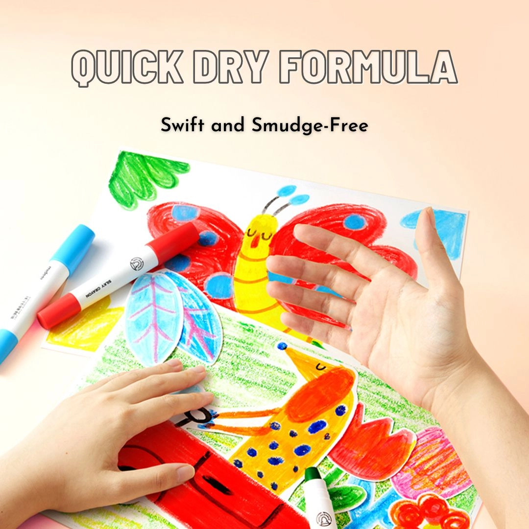 Rotary Washable Crayons - 24 Colors