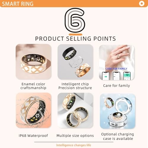 Smart Ring - IP68 18mAh Bluetooth