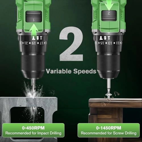 21 V brushless impact screwdriver - 2000 mAh