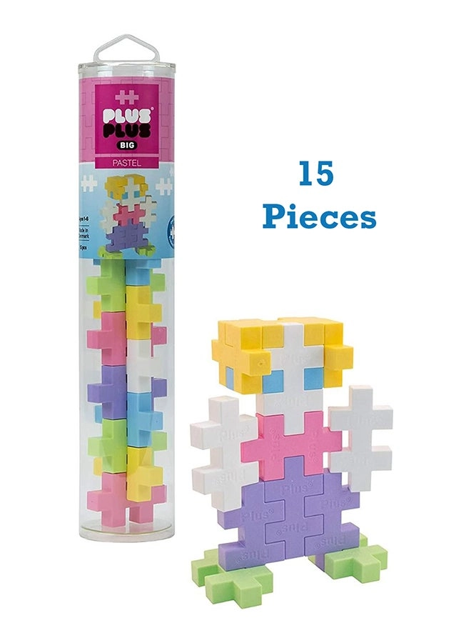 Plus-Plus BIG Pastel - Construction 15 pcs