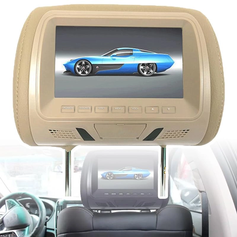 LIALQLI Headrest Screen Display - HD WIDESCREEN 7 In