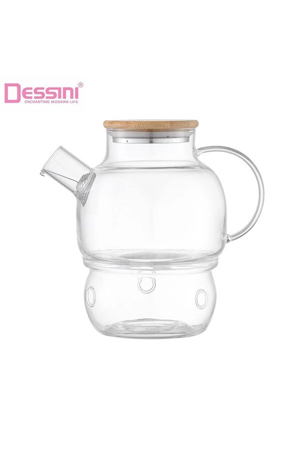 DESSINI Borosilicate Glass Teapot - borosilicate glass 1000ml
