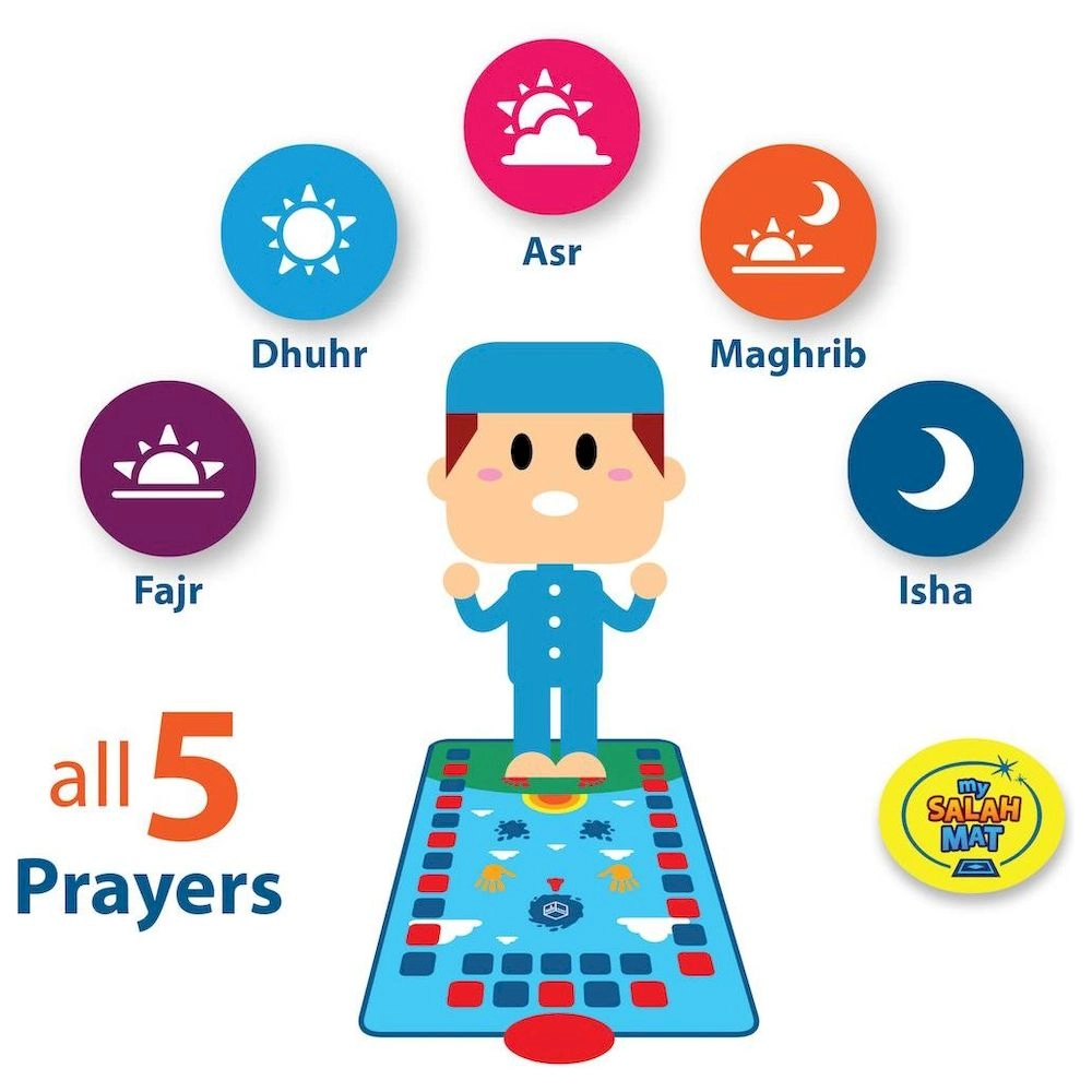 Interactive Kids Prayer Mat - Suitable for 3 years & above