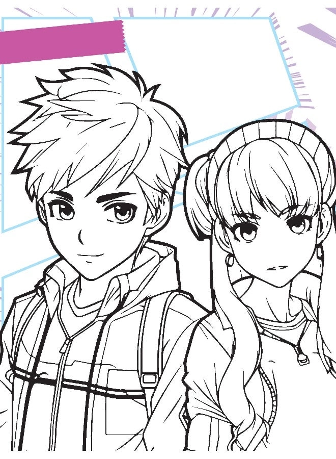 Colour Your Own Manga (Book 2)