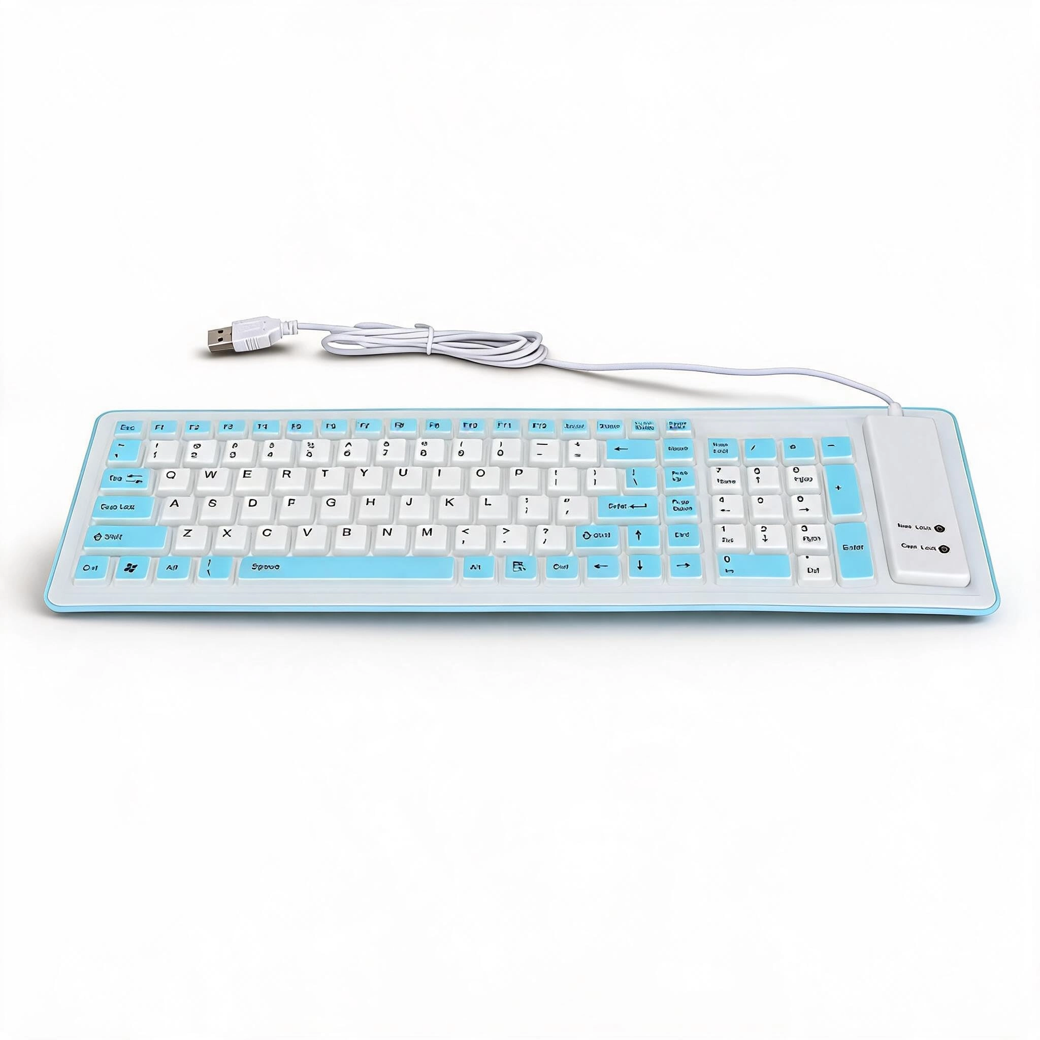 Heayzoki Foldable Silicone Keyboard - Wired