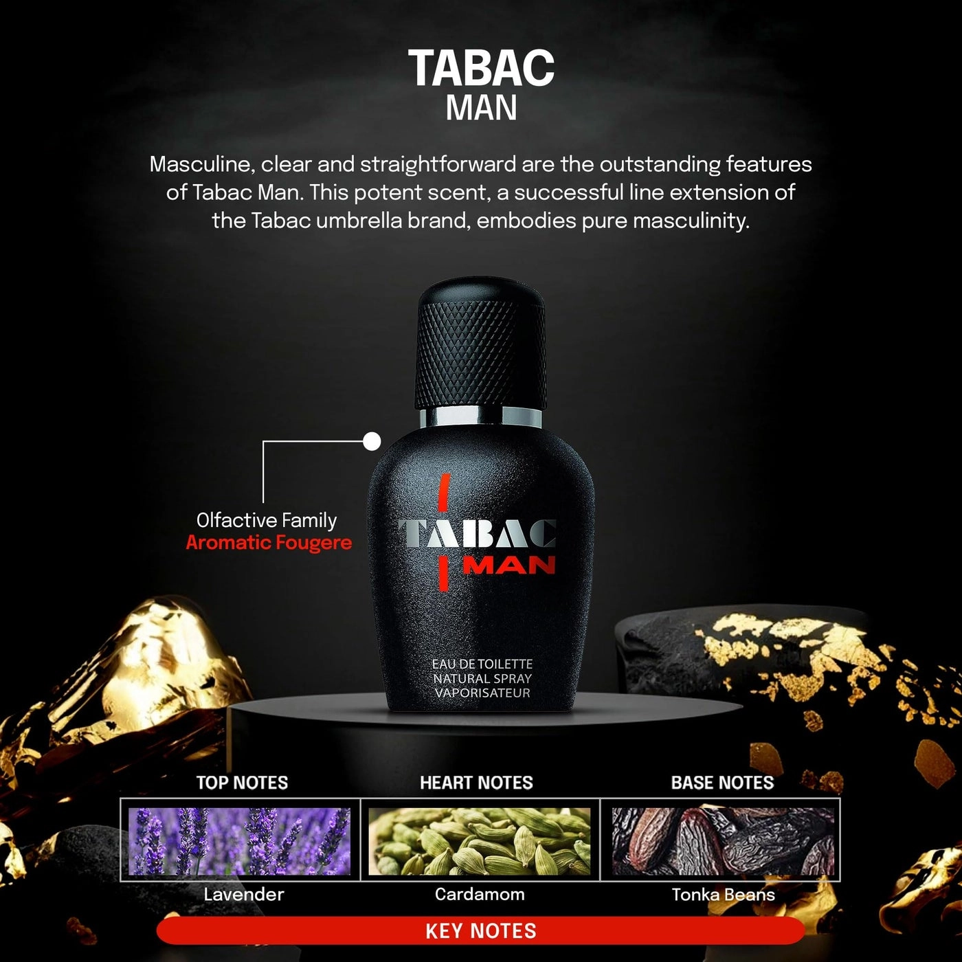 Tabac Man Black Eau de Toilette - 1.7 Fl Oz