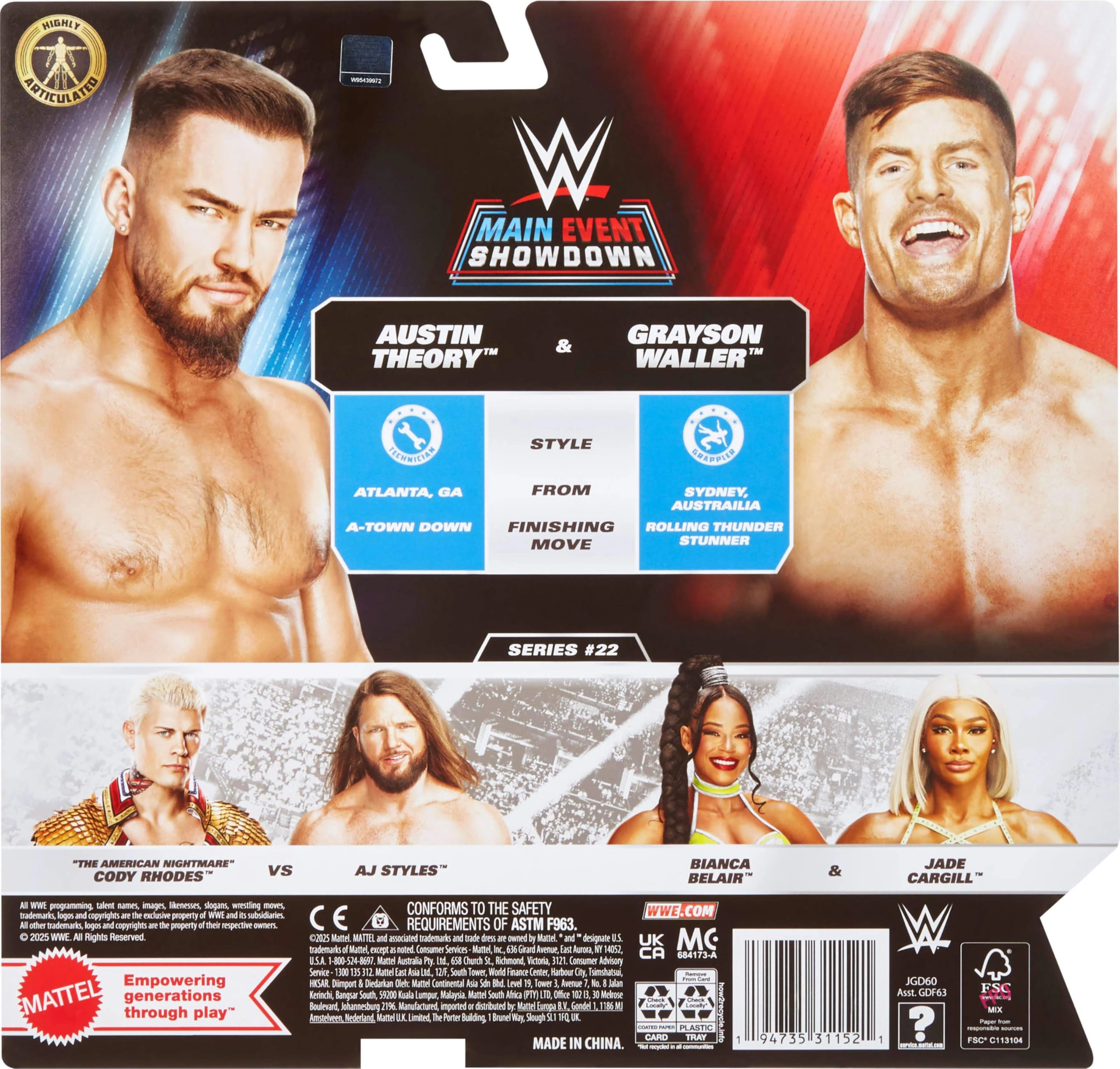 Austin Theory + Grayson Waller - WWE Main Event Showdown