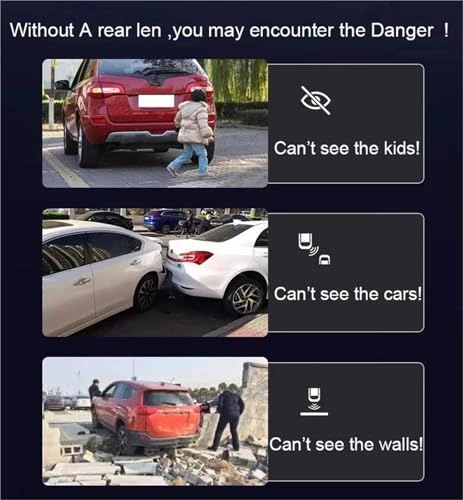 Rear View Parking Camera - Night Vision Wired or Wireless 1280 x 720 Pixels