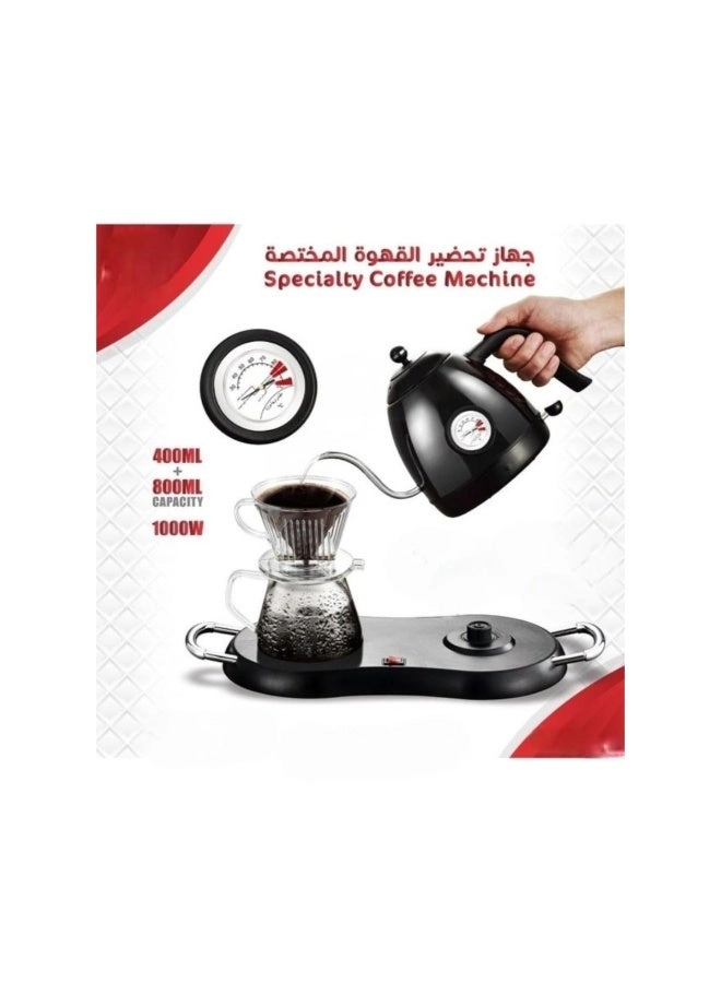 Gooseneck Kettle + Glass Server