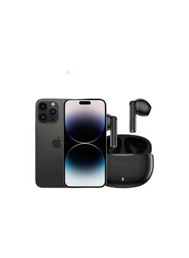 (Renewed) iPhone 14 Pro - 128GB + E310 True Wireless Stereo Earbuds