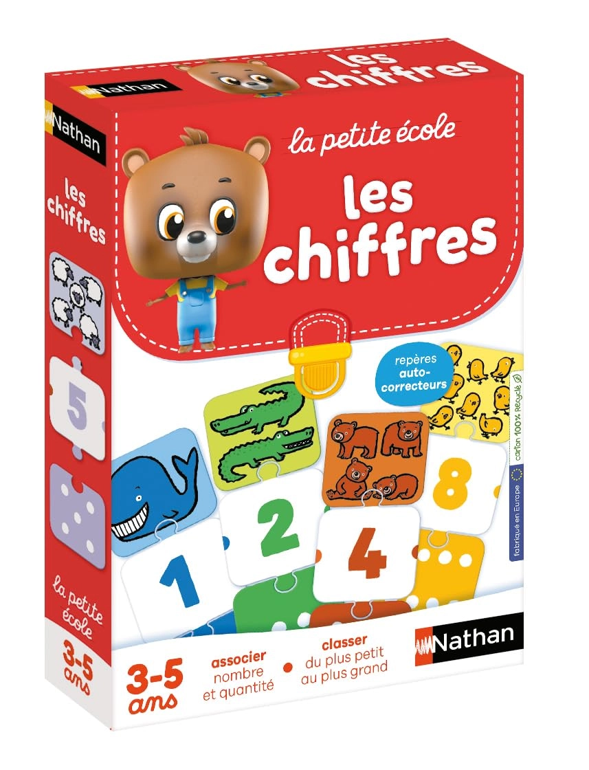 Nathan Educational Game for Learning Numbers - 3 years and up 1 pieces