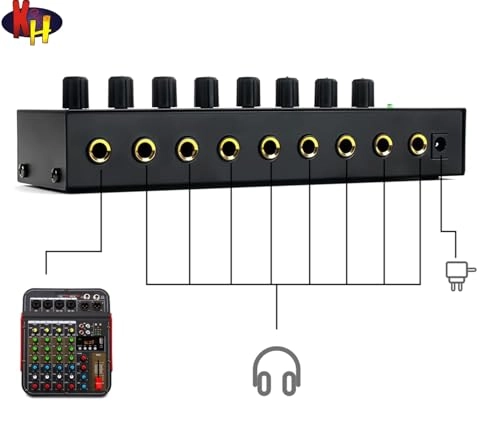 HA800 - 8 Channel Headphone Amplifier