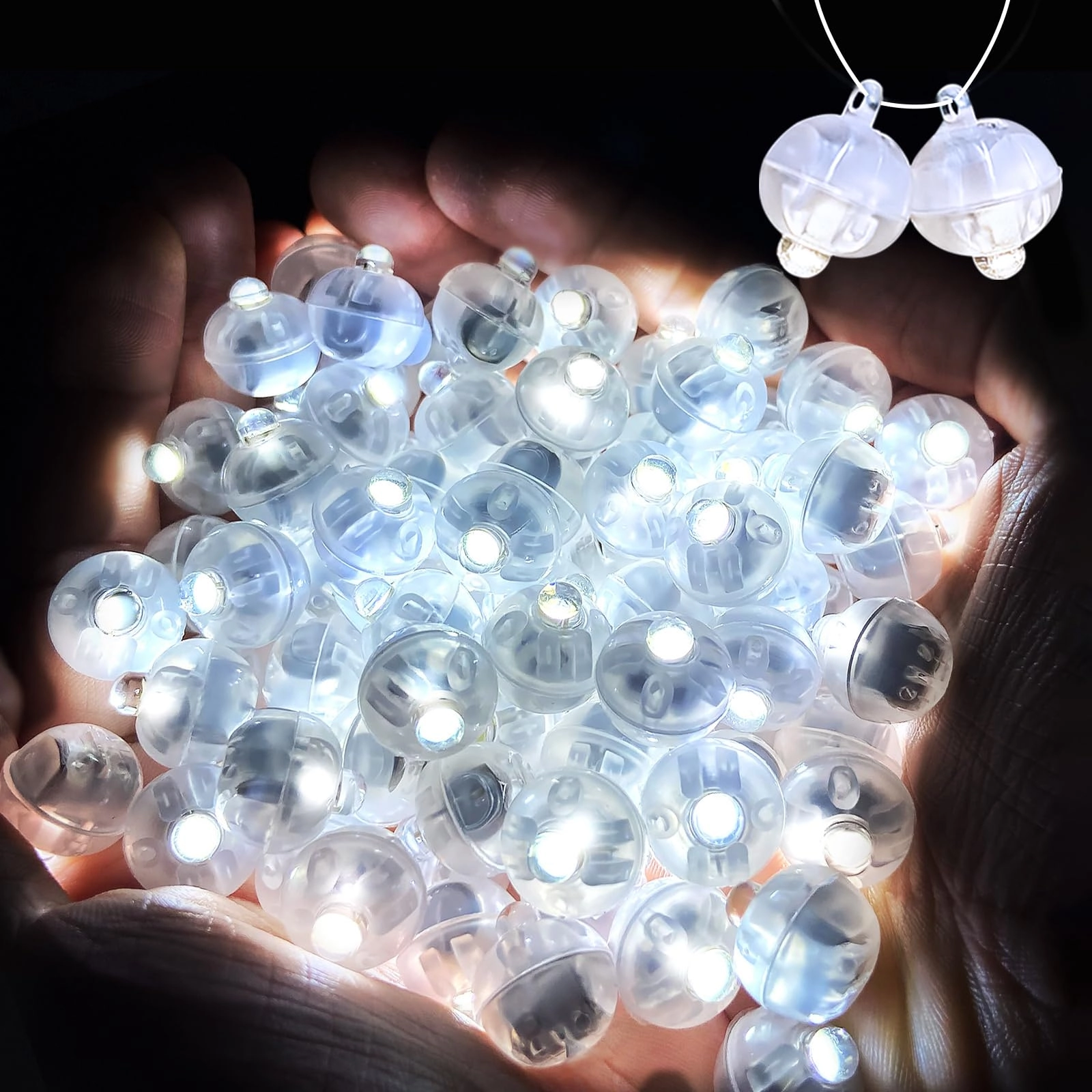 zgwj Mini Led Lights - 50PCs Birthday Party