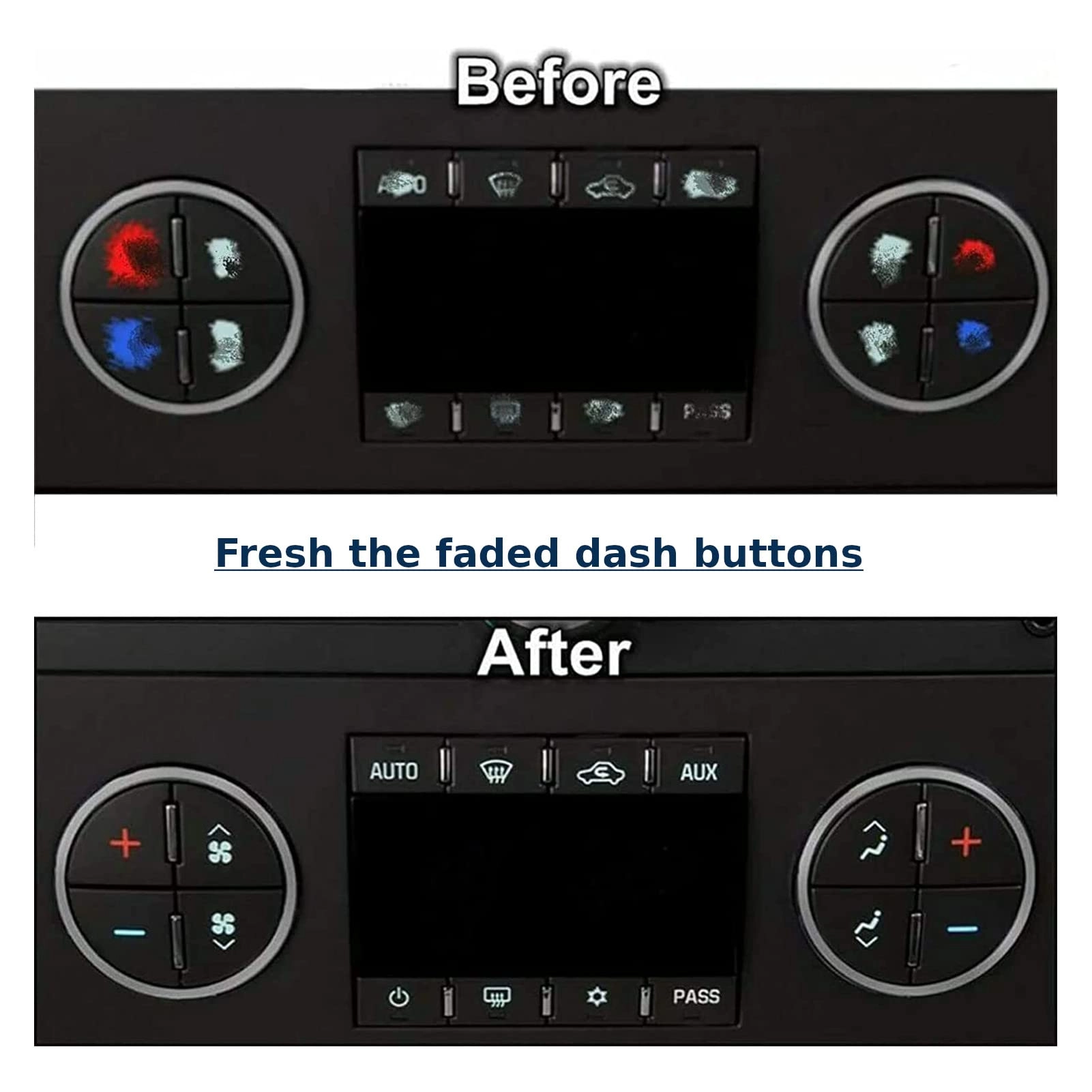 Radio Dash Button Repair Kit