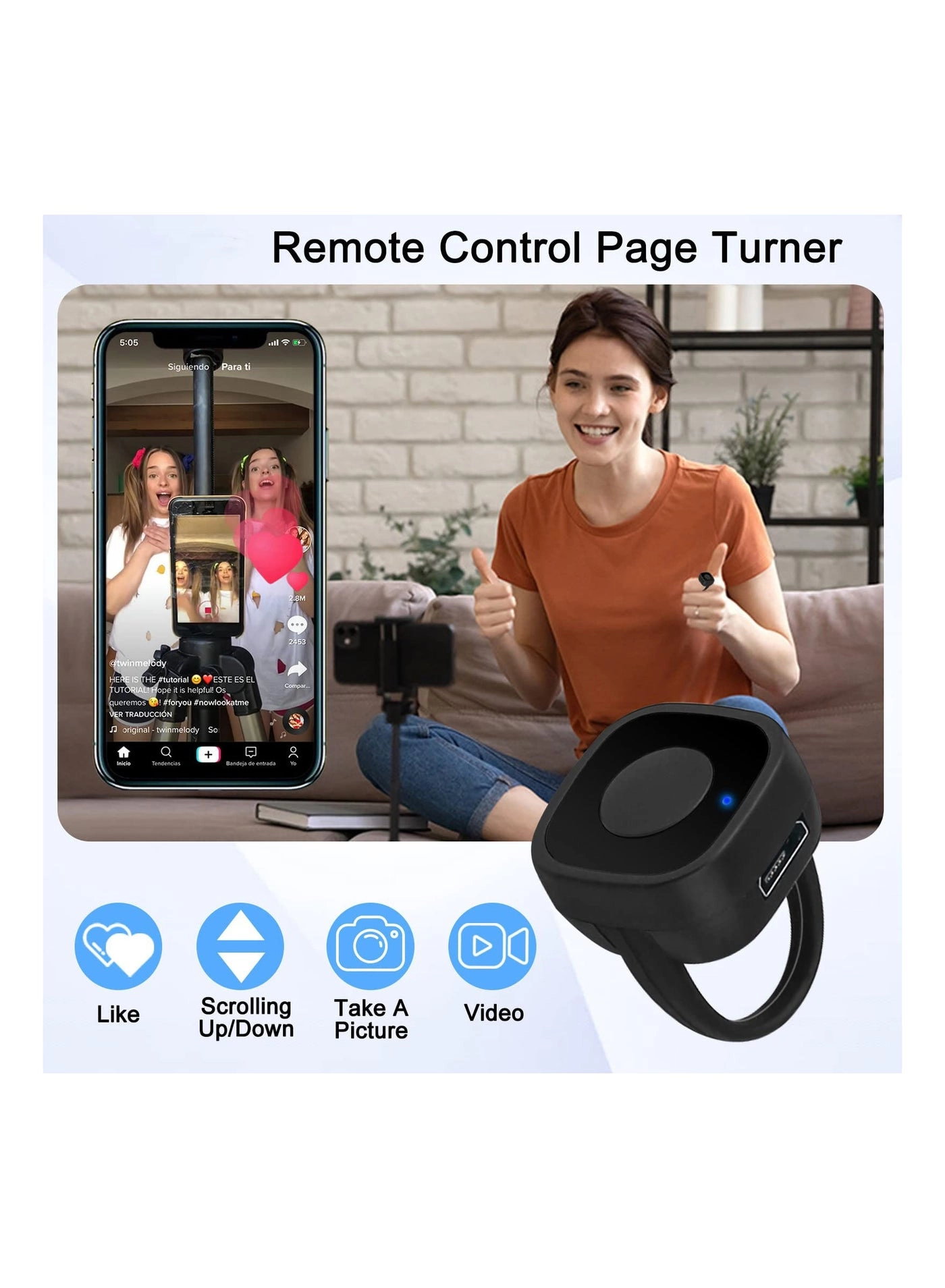 Bluetooth Control - iPhone iPad Camera Shutter Remote