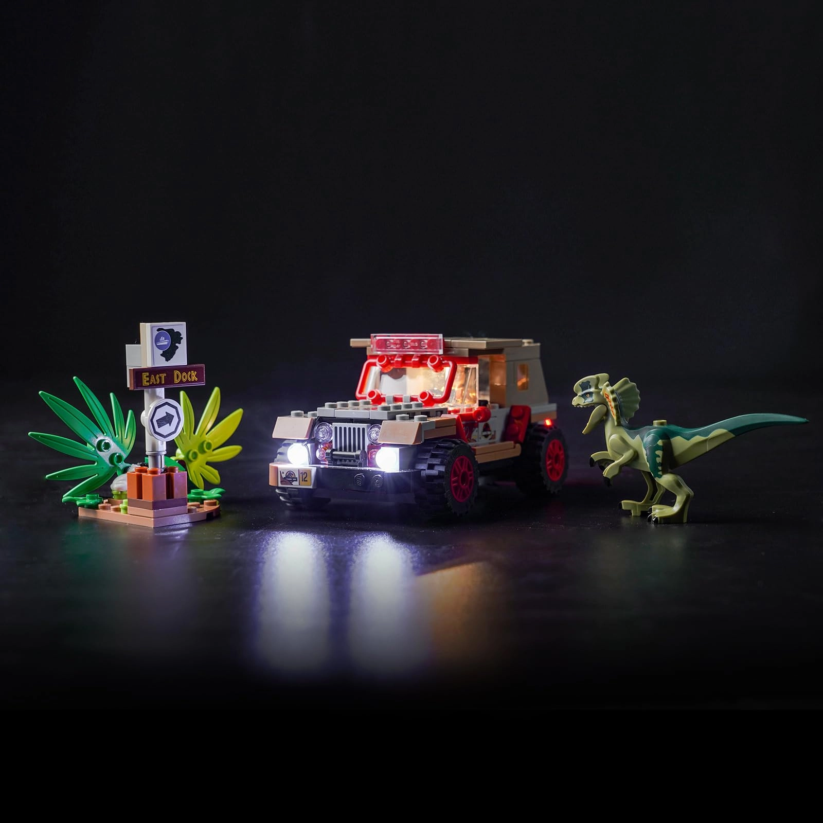 BrickBling LED Light Set for LEGO Dilophosaurus Ambush Jurassic Park 76958