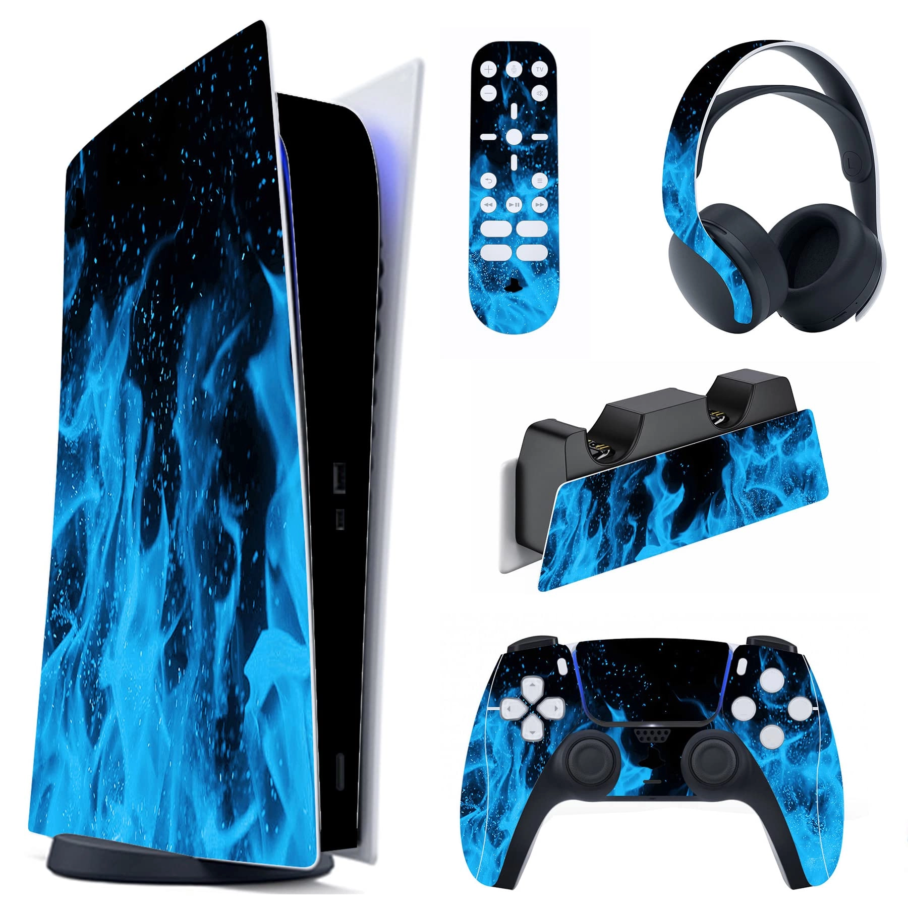 playvital Full Set Skin Decal - PS5 Console Digital Edition Set
