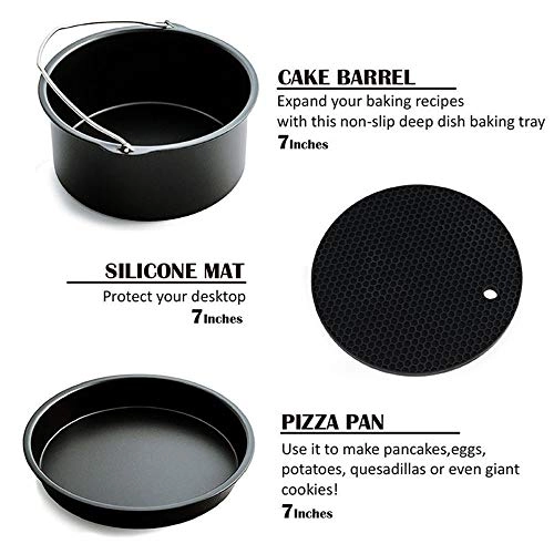 Air Fryer Accessories - stainless steel + coating 5 piece(s)