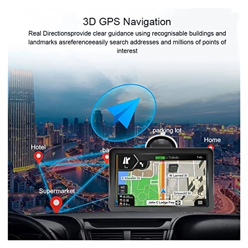3D GPS Navigation - 9 inch 256MB+8GB 894156465132 Free Lifetime Map Updates