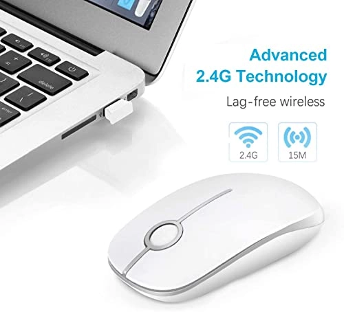2.4G Slim Wireless Mouse - USB