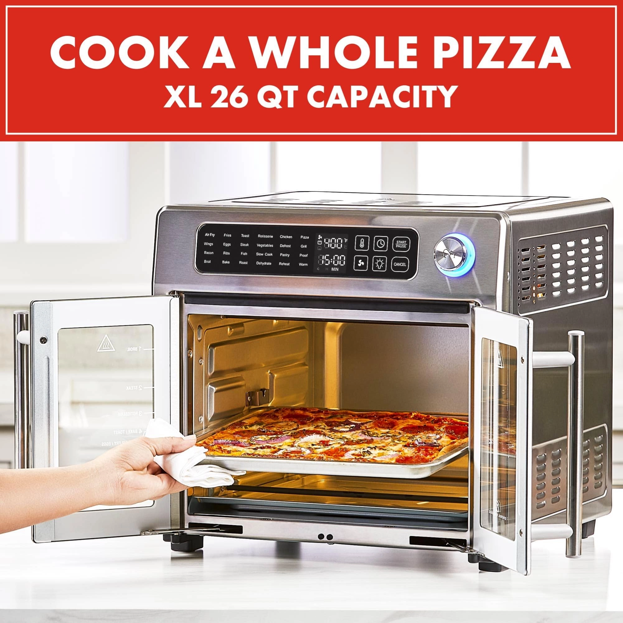 Air Fryer Toaster Oven Combo - 26QT