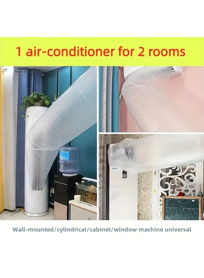 Generic Flexible Air Conditioning Guide Bag - 629.92 inches Thickened Durable Plastic