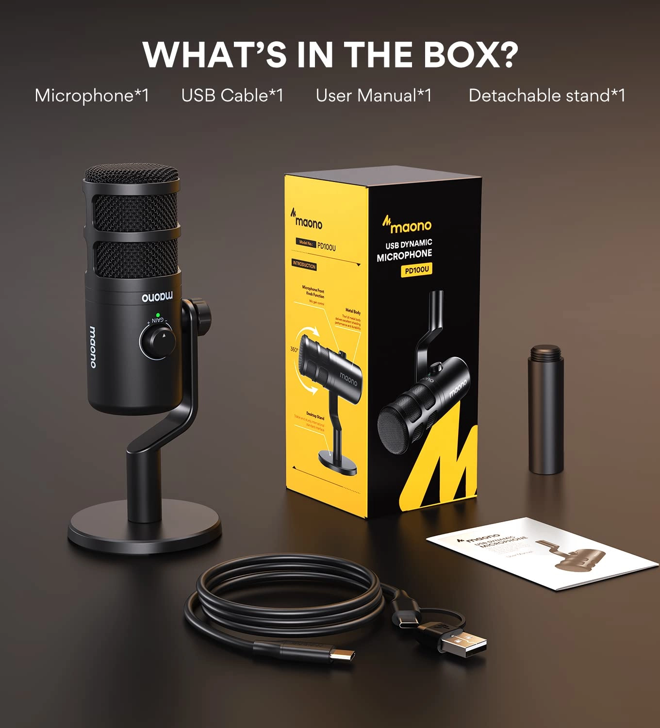 PD100U USB Microphone