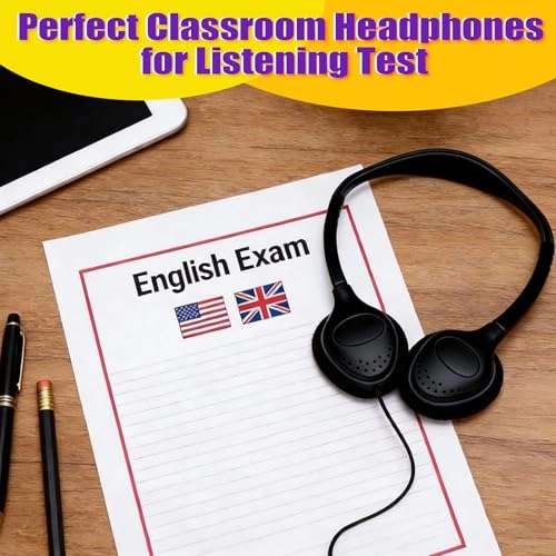 30 Pack Classroom Headphones Wired Headphone