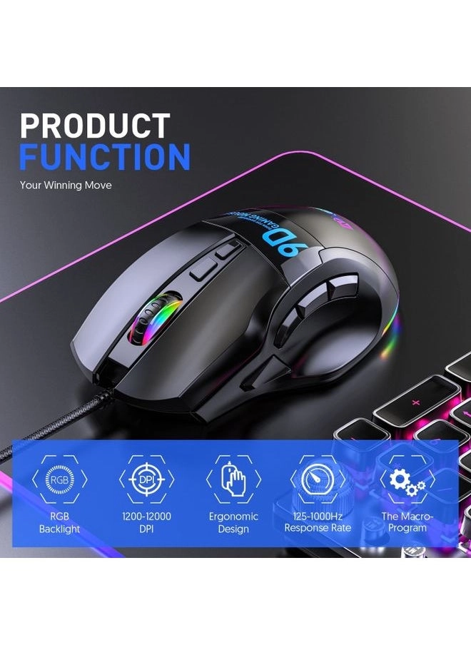 MKESPN X10 Gaming Mouse - Wired