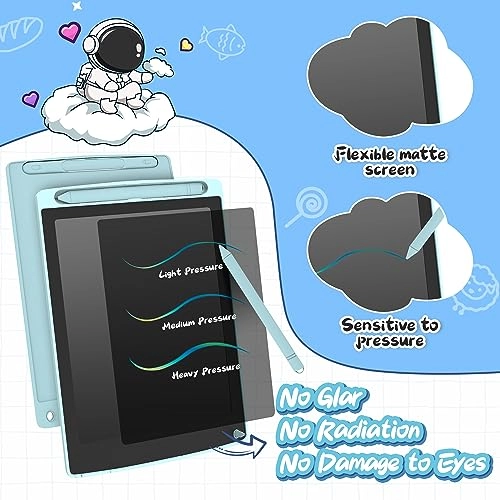 LCD Writing Tablet - 12 Stylus Pen Pack