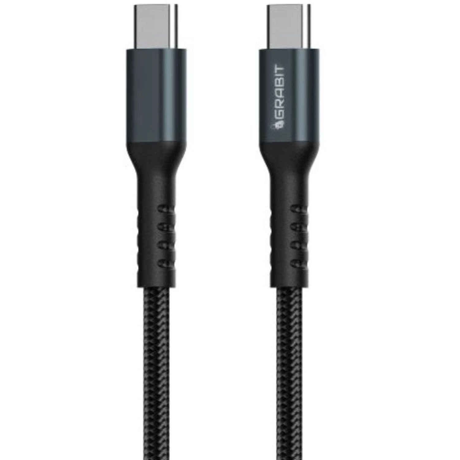 GRABIT Charge Cable 60W USB-A to USB-C 1.2m Braided