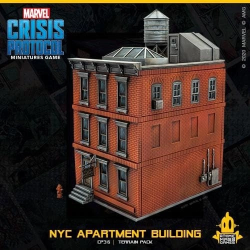 Marvel Crisis Protocol: Terrain Expansion: NYC Apartment Building - Miniatures Game