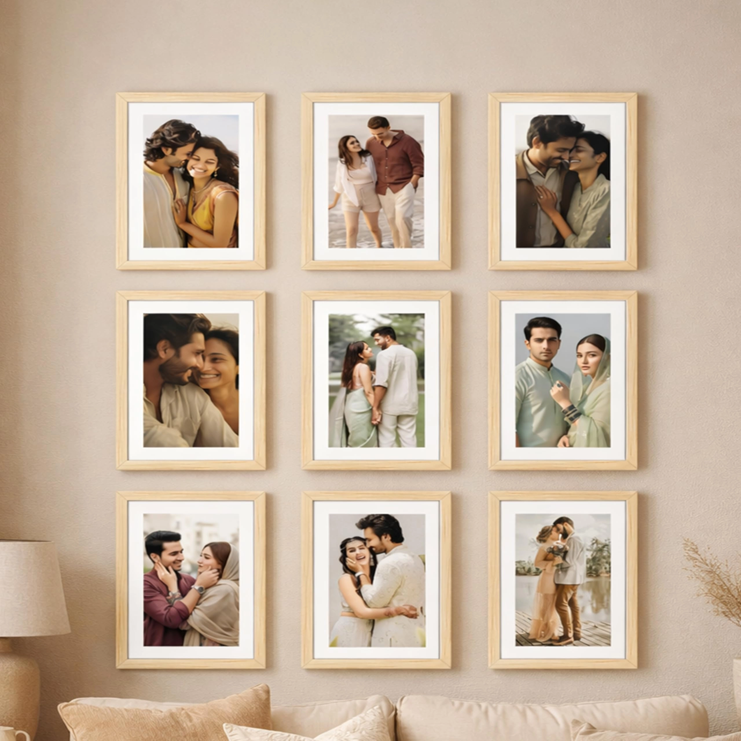Collage Picture Frame - 6x8 Inch 9