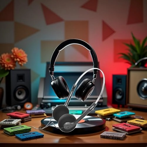Vintage Feelings Wired Headphone