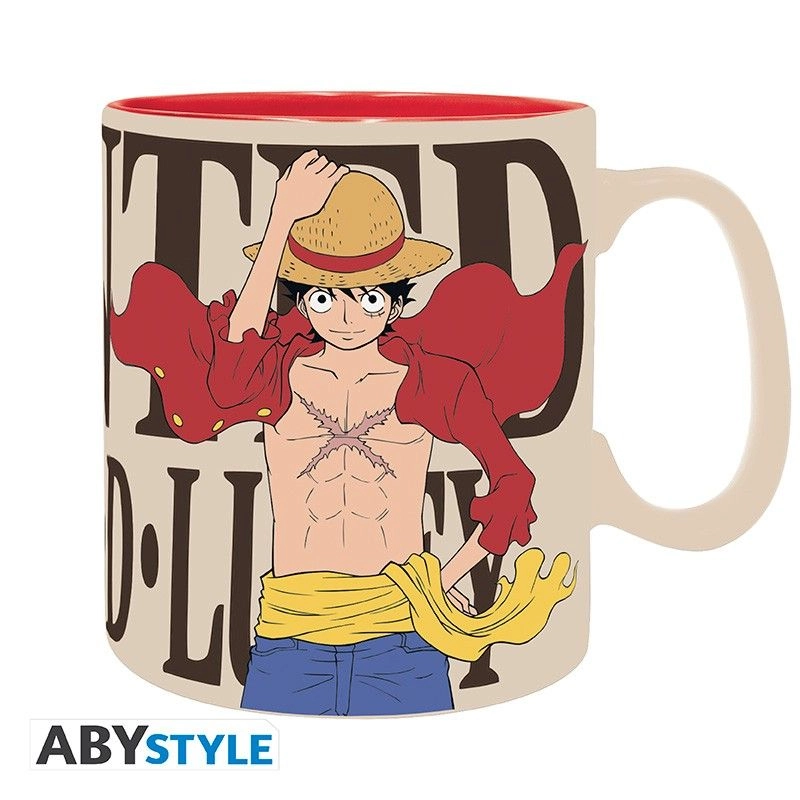 ABYstyle One Piece Luffy & Wanted Mug - 460 ml