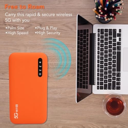 5G Mobile Wi Fi Hotspot - 5G WiFi6 2.77Gbps